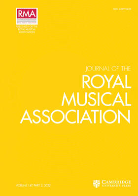 Journal of the Royal Musical Association | Cambridge University Press | Zeitschrift | sack.de