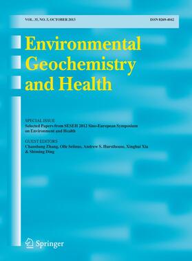  Environmental Geochemistry and Health | Zeitschrift |  Sack Fachmedien