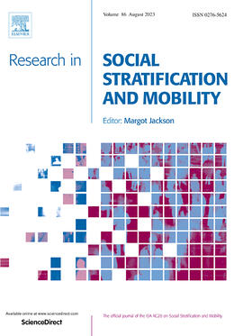  Research in Social Stratification and Mobility | Zeitschrift |  Sack Fachmedien