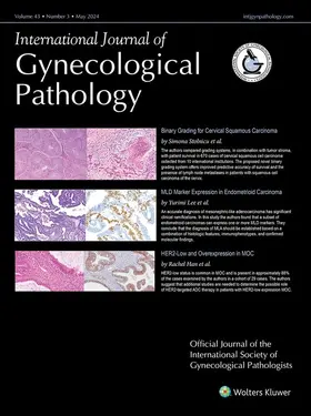  International Journal of Gynecological Pathology | Zeitschrift |  Sack Fachmedien