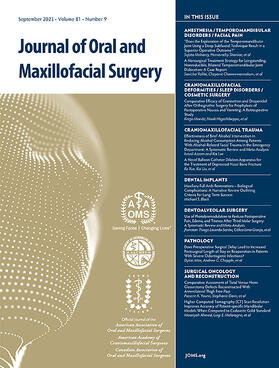  Journal of Oral and Maxillofacial Surgery | Zeitschrift |  Sack Fachmedien