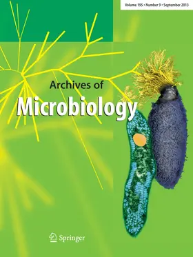 Editor-in-Chief: Erko Stackebrandt |  Archives of Microbiology | Zeitschrift |  Sack Fachmedien