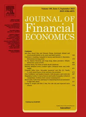  Journal of Financial Economics | Zeitschrift |  Sack Fachmedien