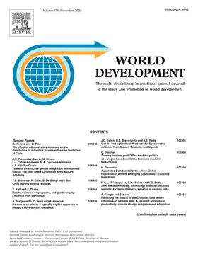  World Development | Zeitschrift |  Sack Fachmedien