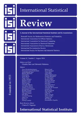  International Statistical Review | Zeitschrift |  Sack Fachmedien