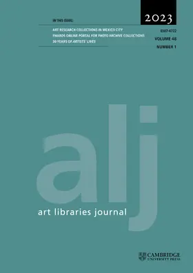  Art Libraries Journal | Zeitschrift |  Sack Fachmedien