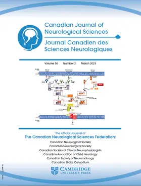  Canadian Journal of Neurological Sciences | Zeitschrift |  Sack Fachmedien