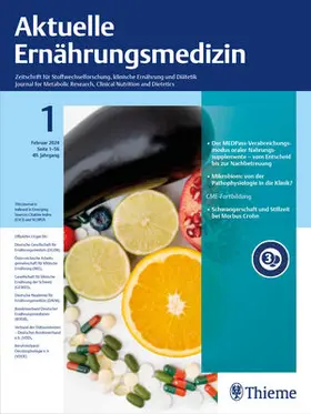 Aktuelle Ernährungsmedizin | Thieme | Zeitschrift | sack.de