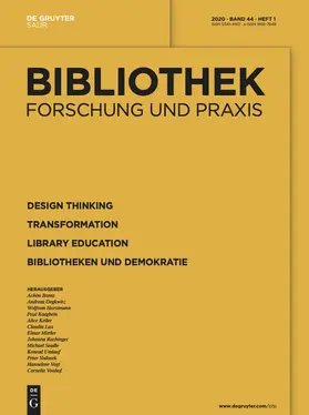  Bibliothek Forschung und Praxis | Zeitschrift |  Sack Fachmedien