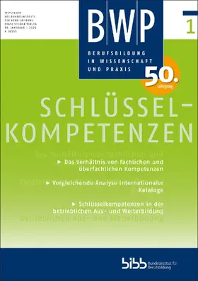 Bundesinstitut für Berufsbildung (BIBB) |  Berufsbildung in Wissenschaft und Praxis (BWP) | Zeitschrift |  Sack Fachmedien