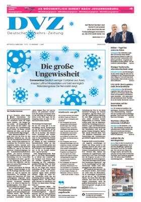 DVZ - Deutsche Verkehrs-Zeitung | DVV Media Group | Zeitschrift | sack.de