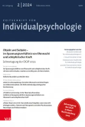 Herausgegeben von der Deutschen Gesellschaft für Individualpsychologie e.V. in Zusammenarbeit mit der Schweizerischen Gesellschaft für Individualpsychologie und dem Österreichischen Verein für Individualpsychologie |  Zeitschrift für Individualpsychologie | Zeitschrift |  Sack Fachmedien