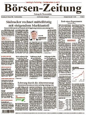  Börsen-Zeitung | Zeitschrift |  Sack Fachmedien