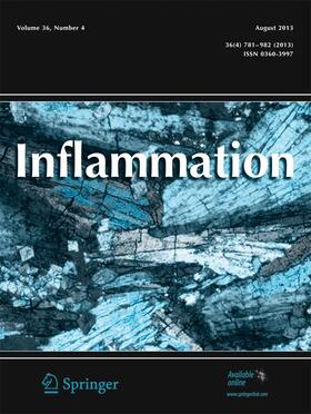 Editor-in-Chief: Bruce N. Cronstein |  Inflammation | Zeitschrift |  Sack Fachmedien