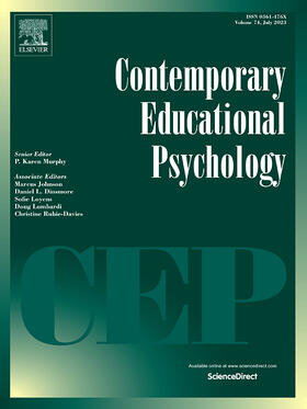 Editor: Patricia Alexander |  Contemporary Educational Psychology | Zeitschrift |  Sack Fachmedien