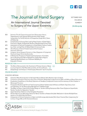  The Journal of Hand Surgery | Zeitschrift |  Sack Fachmedien