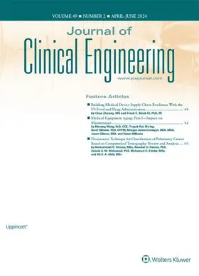  Journal of Clinical Engineering | Zeitschrift |  Sack Fachmedien