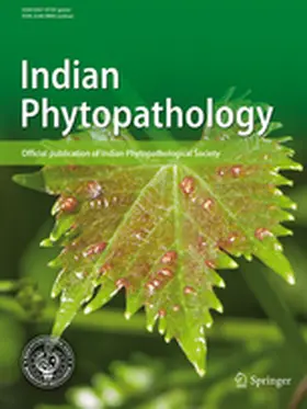 Editor-in-Chief: M. Anandaraj |  Indian Phytopathology | Zeitschrift |  Sack Fachmedien