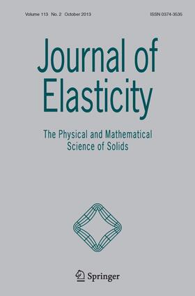  Journal of Elasticity | Zeitschrift |  Sack Fachmedien