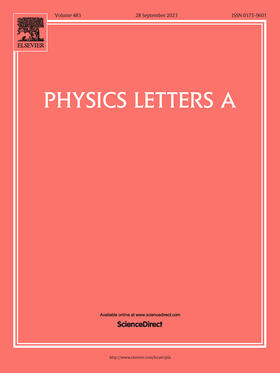  Physics Letters A | Zeitschrift |  Sack Fachmedien