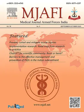  Medical Journal Armed Forces India | Zeitschrift |  Sack Fachmedien