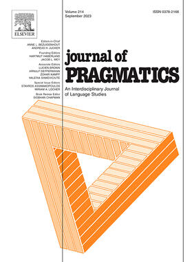  Journal of Pragmatics | Zeitschrift |  Sack Fachmedien