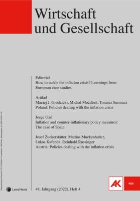  Wirtschaft und Gesellschaft | Zeitschrift |  Sack Fachmedien