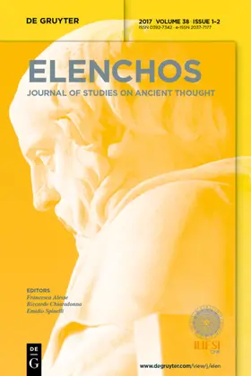 Elenchos | De Gruyter | Zeitschrift | sack.de