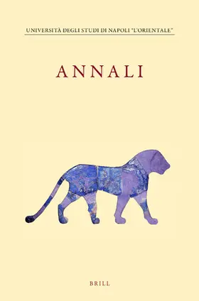 Annali, Sezione Orientale | Brill | Zeitschrift | sack.de