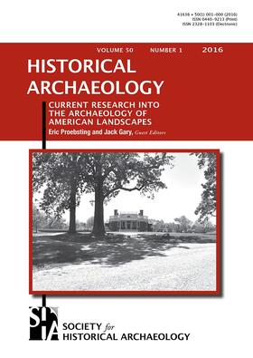  Historical Archaeology | Zeitschrift |  Sack Fachmedien