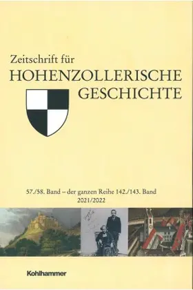 Hohenzollerischer Geschichtsverein |  Zeitschrift für hohenzollerische Geschichte | Zeitschrift |  Sack Fachmedien