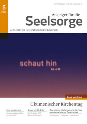 Prof. Dr. Dr. Klaus Vellguth |  Anzeiger für die Seelsorge | Zeitschrift |  Sack Fachmedien