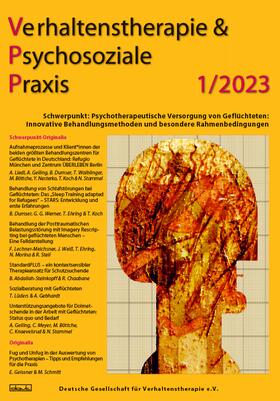  Verhaltenstherapie & psychosoziale Praxis (VPP) | Zeitschrift |  Sack Fachmedien