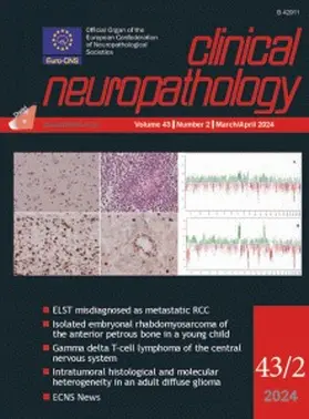  Clinical Neuropathology | Zeitschrift |  Sack Fachmedien