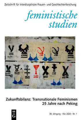 Hrsg. v. Gather, Claudia / Hark, Sabine / Kuster, Friederike / Oloff, Aline / Othmer, Regine / Riegraf, Birgit / Thomas, Tanja |  Feministische Studien | Zeitschrift |  Sack Fachmedien