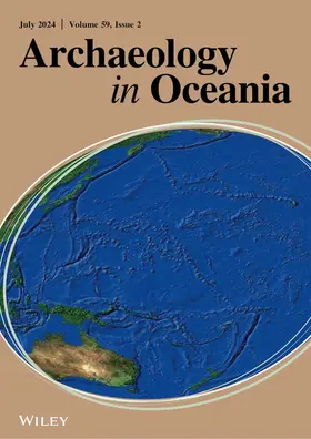  Archaeology in Oceania | Zeitschrift |  Sack Fachmedien