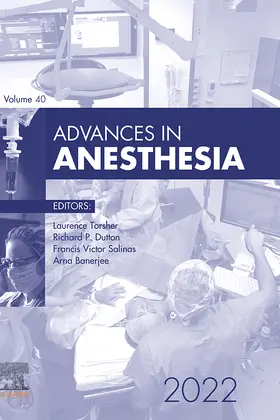 Editor-in-Chief: Thomas M. McLoughlin, Jr., MD |  Advances in Anesthesia | Zeitschrift |  Sack Fachmedien