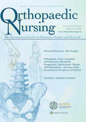 Orthopaedic Nursing | Zeitschrift |  Sack Fachmedien