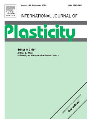 Editor-in-Chief: Akhtar Khan |  International Journal of Plasticity | Zeitschrift |  Sack Fachmedien