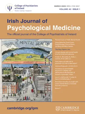  Irish Journal of Psychological Medicine | Zeitschrift |  Sack Fachmedien