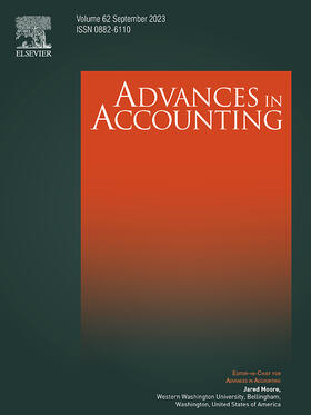 Advances in Accounting | Elsevier | Zeitschrift | sack.de