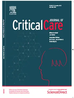  Journal of Critical Care | Zeitschrift |  Sack Fachmedien