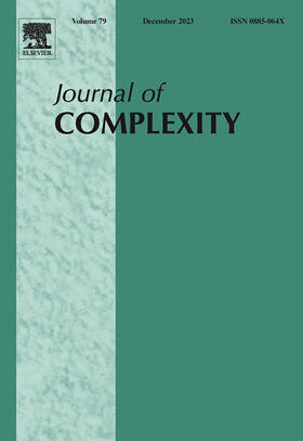  Journal of Complexity | Zeitschrift |  Sack Fachmedien