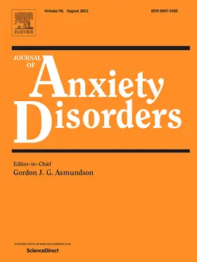  Journal of Anxiety Disorders | Zeitschrift |  Sack Fachmedien