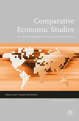  Comparative Economic Studies | Zeitschrift |  Sack Fachmedien