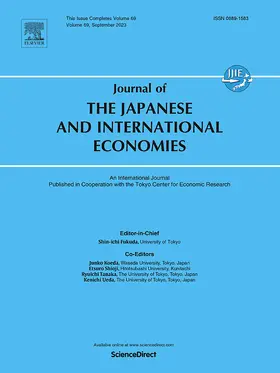  Journal of the Japanese and International Economies | Zeitschrift |  Sack Fachmedien