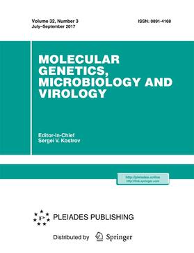  Molecular Genetics, Microbiology and Virology | Zeitschrift |  Sack Fachmedien