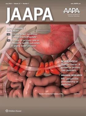  Journal of American Academy of PAs (JAAPAs) | Zeitschrift |  Sack Fachmedien