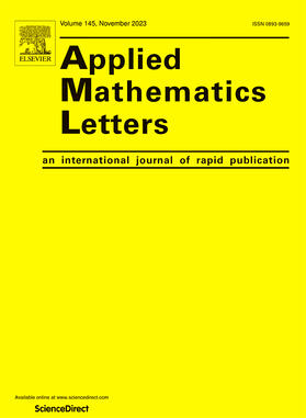 Editor-in-Chief: A. Tucker |  Applied Mathematics Letters | Zeitschrift |  Sack Fachmedien