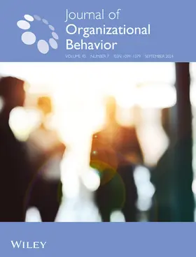  Journal of Organizational Behavior | Zeitschrift |  Sack Fachmedien